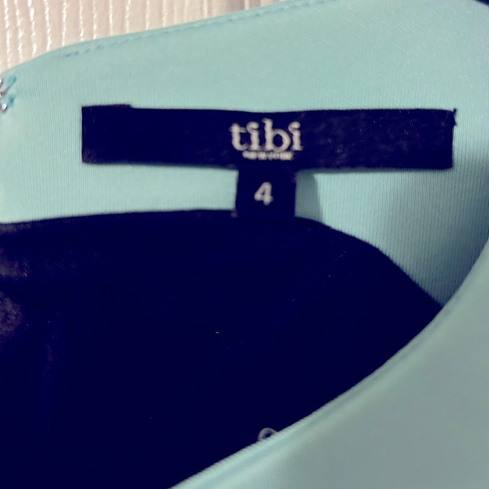 Tibi dress, Color blue turquoise, size 4. - Picture 3 of 3